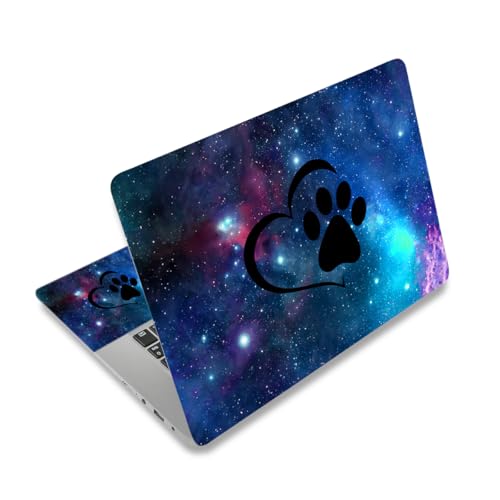 12.1 13 13.3 14 15.4 15.6 Inches Laptop Skin Sticker Decal Universal Vinyl Netbook Sticker Reusable Notebook PC Art Decal Protector Cover, Waterproof & Scratch-Resistant (Love's Dog Claw)