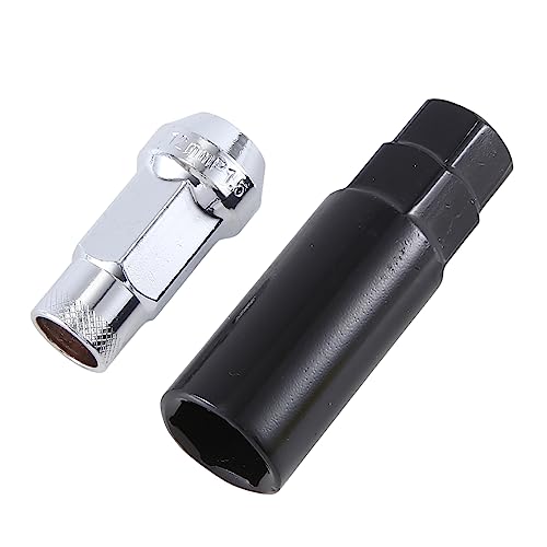 Tuerca de rueda M12X1.5 universal tornillo exterior plateado auto 6