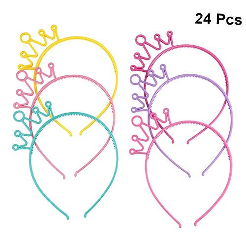 HONMEET 24 Peças Crianças Véspera De Ano Novo Lembrancinha De Festa De Aniversário Tiara De Plástico