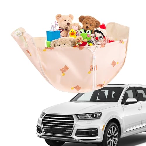 Organizador de asientos de automóvil, Bolsa Organizador de juguetes para automóviles | Bolsillo de almacenamiento de automóviles entre asientos,Hamaca de almacenamiento plegable automotriz de gran cap
