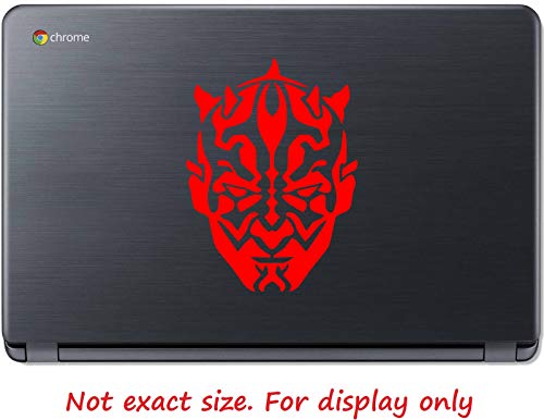 Ur Impressions Red Darth Maul Face Decal Vinyl Sticker Graphics For Cars Trucks Suv Vans Walls Windows|Red|5.5 X 4.3 Inch|Uri339-R #TOP5