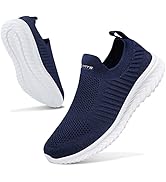 Orthopädische Damen Sneaker Slip On - Bequeme Sportschuhe Mit Fußbett Unterstützung