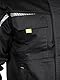Prisma Arbeitsjacke Herren - Elastische Arbeitsjacke Männer Stretch mit Funktionstaschen, Reflektierenden Elementen, Verstärkten Schultern & Ellenbogen - Bundjacke Stretch - Grau mit Elasthan EU44
