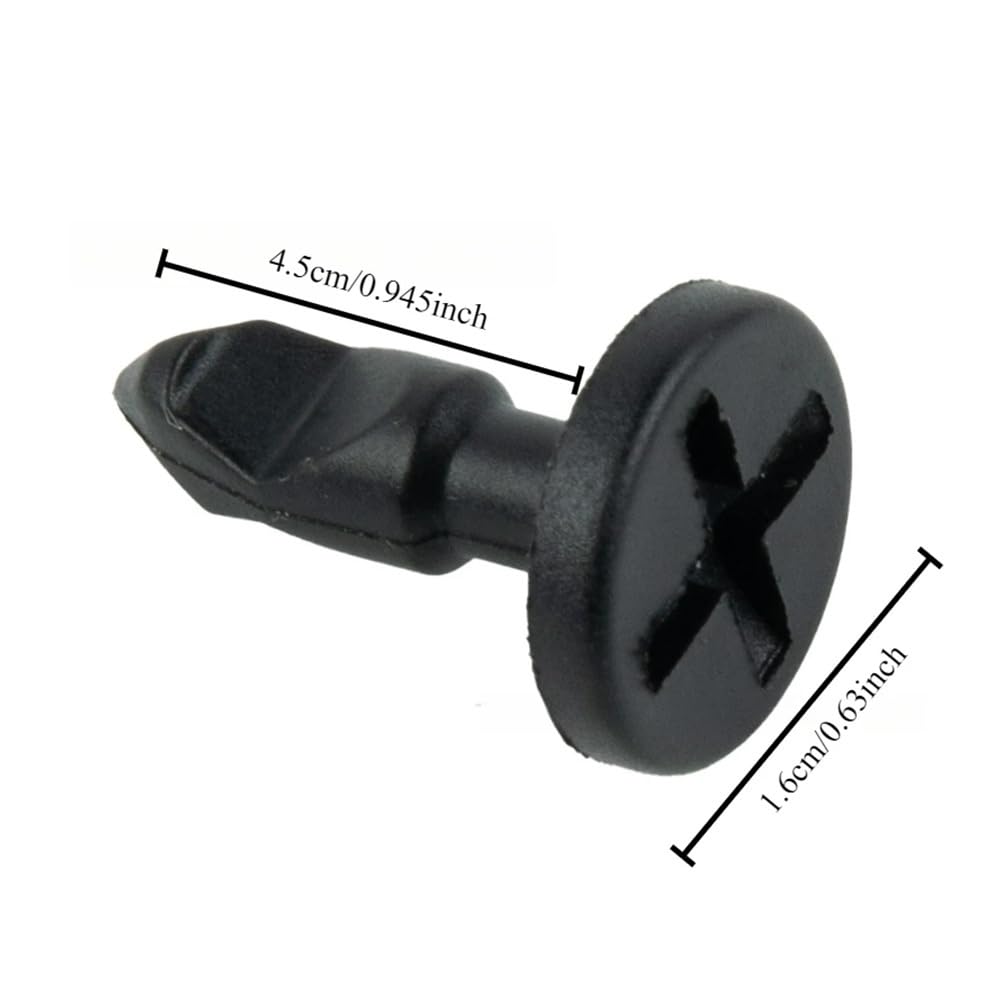 Passend for Porsche, passend for Cayenne, Motorraum-Abdeckplatte, Schraubenclips, Kunststoff-Autozubehör(10pcs)