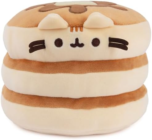 GUND Pusheen Pancakes Squisheen 6-Inch Squishy Plush Toy; Ages 8+
