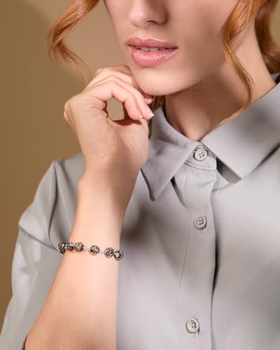 Rosary Bracelet for women and Men from Vatican, Catholic rosary bracelet in Black Murano Glass Beads - Perfect Catholic gifts2