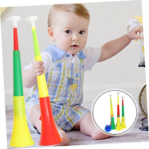 Vaguelly 6 Pçs Jogo De Bola Chifre Brinquedo Trompete Plástico Ventilador Suprimentos Para Eventos C