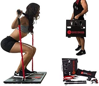 BodyBoss Home Gym 2.0 - Full Portable Gym Home Workout Package + 1
