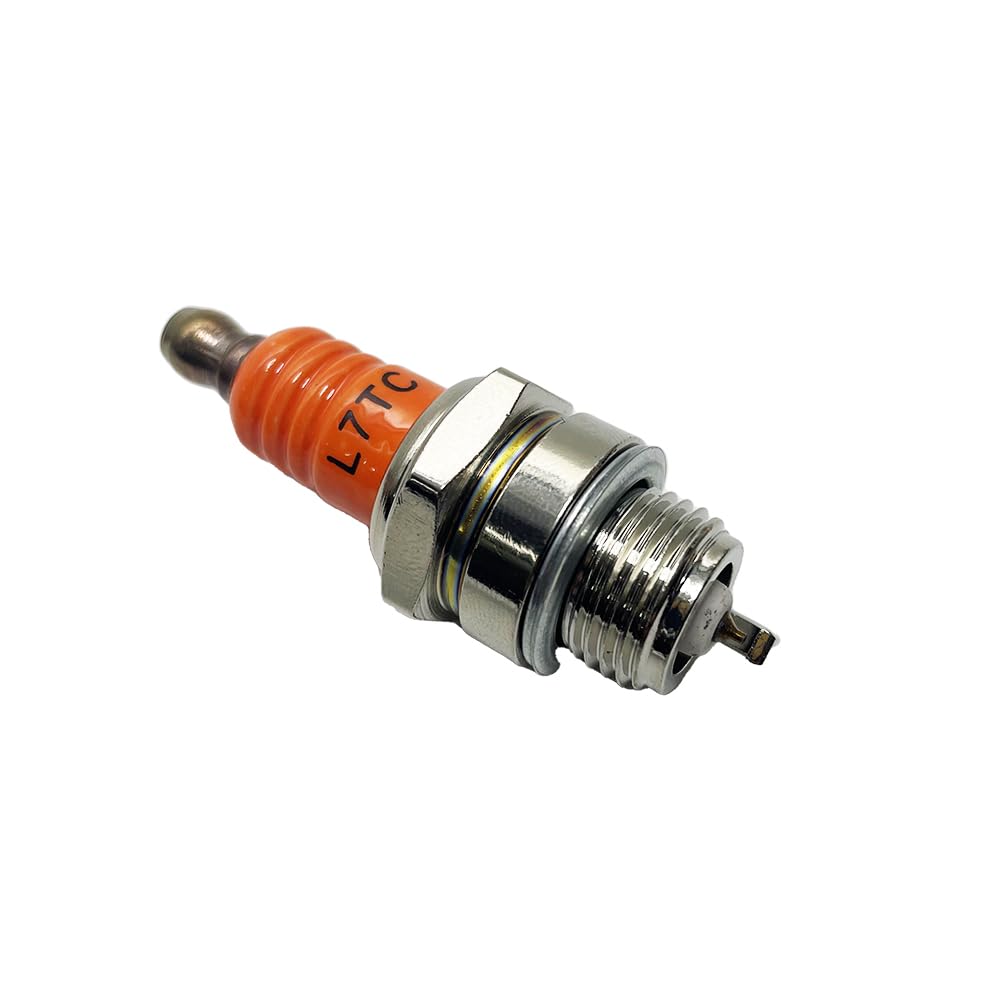 5 bujías L7TC compatibles con motosierras de Dos Tiempos BM6A, BMR6A, WS6E, WS7E, BPMR6A, WS7F, CJ7Y, W20MU, M6, M7 y BPMR6A.