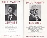  Oeuvres tomes 1 & 2. édition établie et annotée par Jean Hytier. Introduction par Agathe Rouart-Valéry [Paul VALéRY]