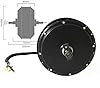 Programmable TFT Color Display Ebike 72v 5kw Rear Wheel Electric Bicycle Motor Kit 72V 5000W Electric Bike Conversion Kit (26inch) #2