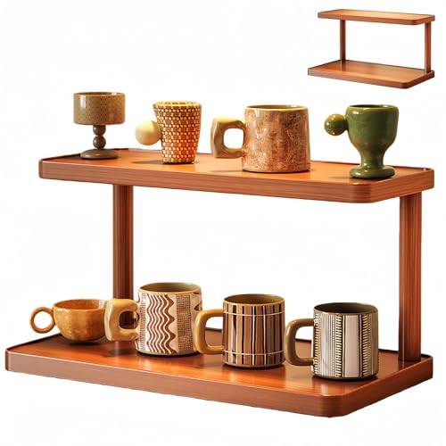 JEJIET ���w���ؐ��R�b�v���b�N 2�i �J�t�F���[���b�N �R�[�q�[�J�b�v�E�e�B�[�J�b�v�E�����݃O���X�p�f�X�N�p�����I �J�b�v���[ �V���v���f�U�C�� �ω׏d���� ���萫 �������Ŏ��p�I �L�b�`�� �I�t�B�X/�ƒ�p (2�w,����30cm)