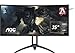 Produktbild AOC AGON AG352UCG6 88,9 cm (35 Zoll) Curved Monitor (HDMI, USB Hub, 4ms Reaktionszeit, 3440 x 1440, DisplayPort, 120 Hz, Nvidia G-Sync) schwarz/rot
