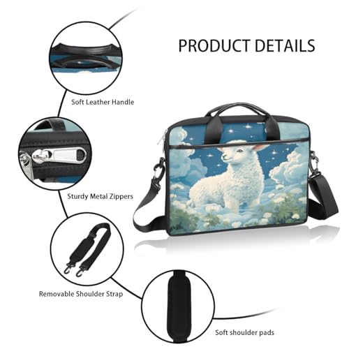 Cute Animal Sheep Laptop Bag 15 Inch Laptop Sleeve miniatura 4