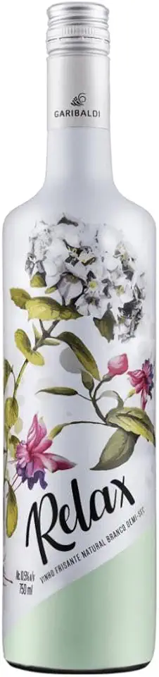 Vinho Frisante Relax Branco Demi-Sec Garibaldi 750ml