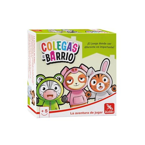 Ludilo - Colegas De Barrio | Juegos De Mesa Niños 5 Años O Más | Juegos Educativos Niños 5 Años O Más | | Juego De Cartas para Niños | Juego De Mesa Familiares