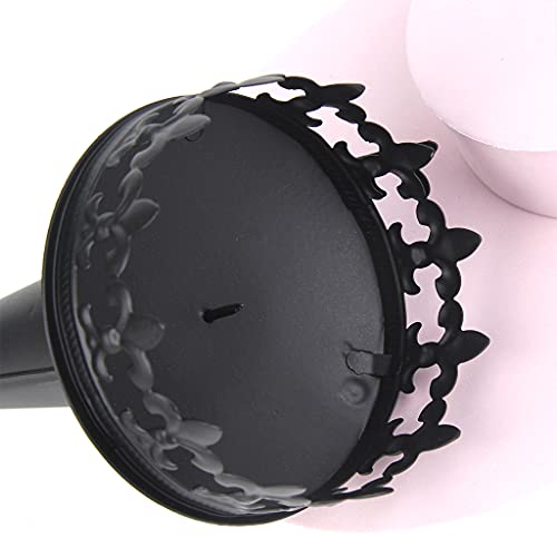 Xiwuya 2Pcs European Iron Art Wall Hanging Candle Holder Gothic Torch Pillar Tealight Candlestick Retro Metal Stand Sconce #TOP6