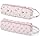 2PCS Quilted Hair Tools Travel Bag Set, Cute Floral Portable Hair Dryer Bag Flat Curling Iron Travel Bag Essential Travel Hair Accessories Organizer for Women, Portable and Foldable