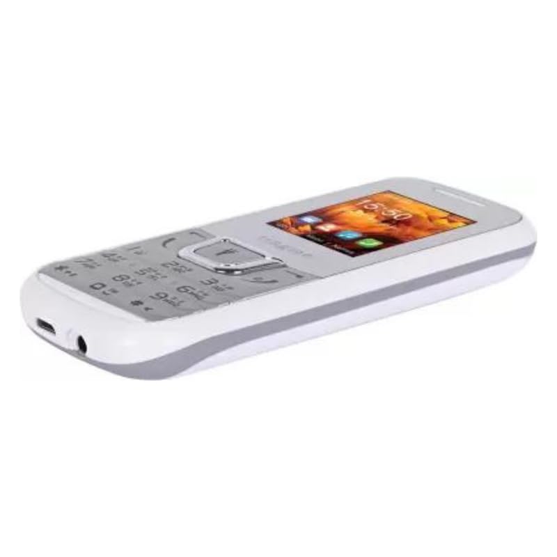 Ringme 1282 Keypad Mobile Phone with 32 MB RAM 4.32 cm (1.7 inch) Display, 0.3MP Rear Camera, Long Lasting 1000 mAh Battery Basic Mobile Phone (White) 4 41VTciLfPCL