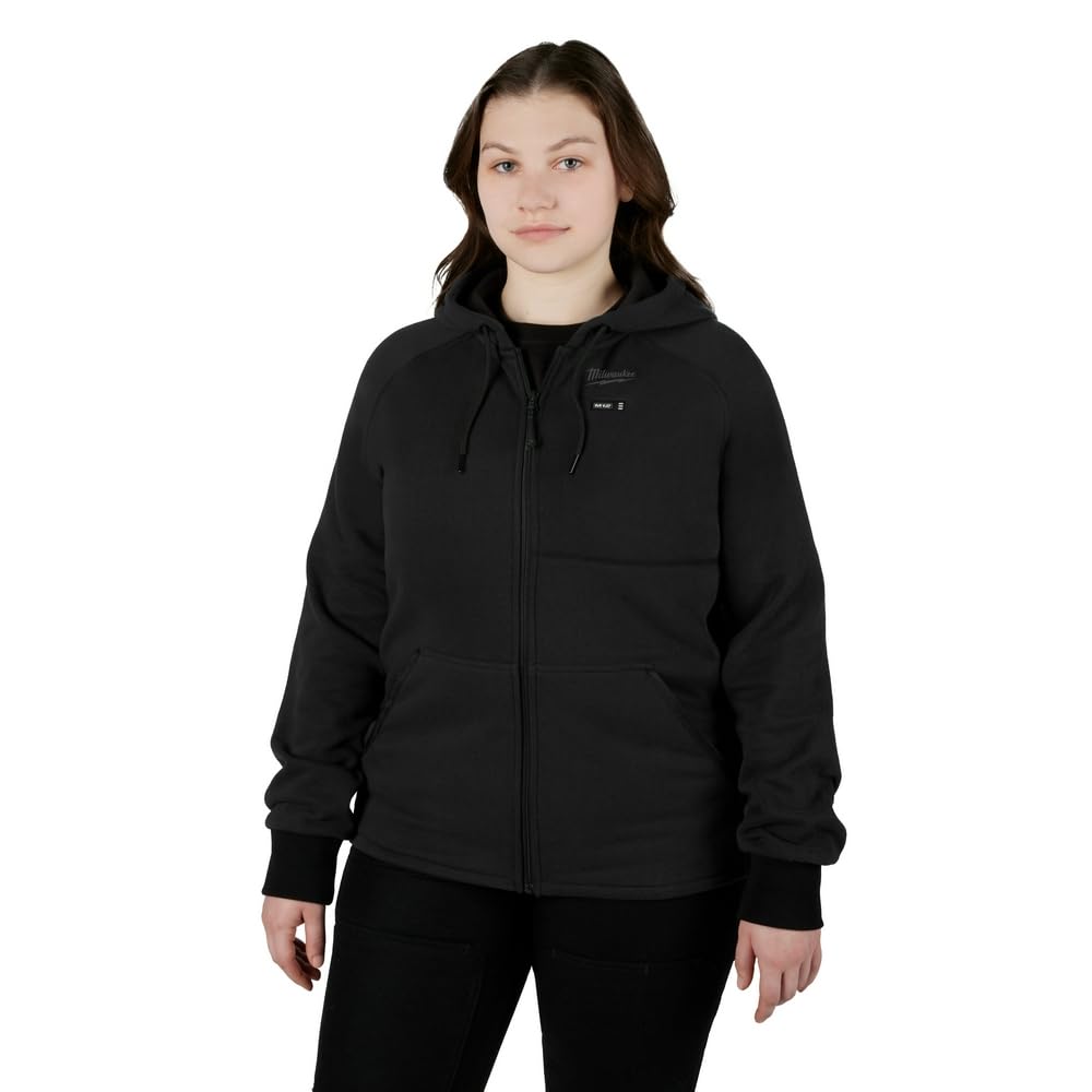 Milwaukee M12 M Long Sleeve Women's Heated Hoodie Kit Black