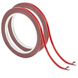 3m X 5mm Nastro Biadesivo Extra Forte,Adesivo Acrilico Ad Alta Viscosità, Biadesivo Forte per Superfici Metalliche, Legno, Plastica E Materiali Compositi (2, 5mm x 3m)