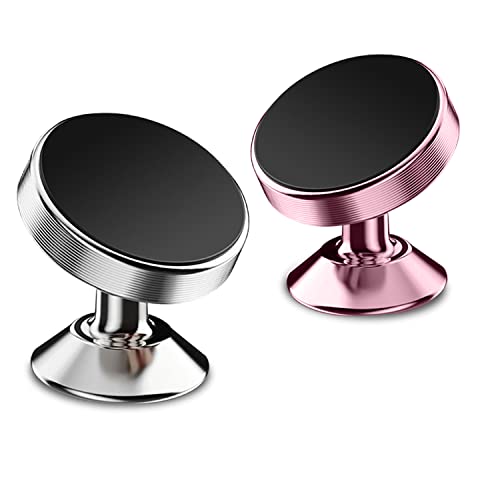 Magnetic-Phone-Mount--Universal-Magnetic-Phone-Holder-for-Car--360-Adjustable-Cell-Phone-Car-Gadget--Air-Vent-Phone-Magnet-Compatible-with-iPhone-Samsung-More-Silver