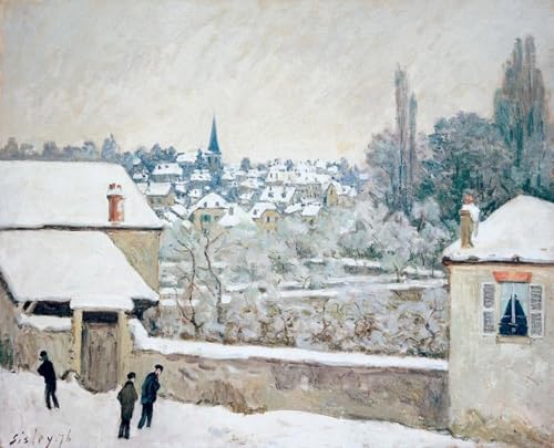 Impression sur toile Sisley Louveciennes - Poster d'art aux finitions soignées