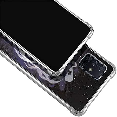 Skinit Clear Phone Case Compatible with Galaxy A71 5G - Officially Licensed Disney The Nightmare Before Christmas Jack Skellington Face Art Design