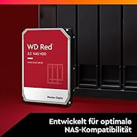 WD Red NAS WD20EFRX Interne Festplatte (2 TB, 8,9 cm (3,5 Zoll), SATA 6 GB/s, Puffer: 64 MB, für My Cloud EX2, EX4) – Ansicht 3