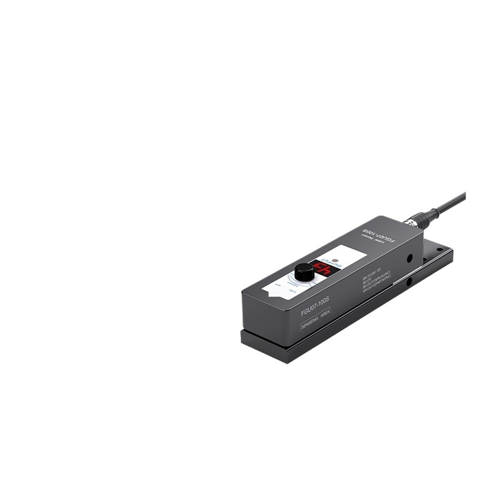 Rilevatore di Etichette FGU07-100S Etichettatrice Automatica con Display Digitale e Regolazione Manuale, manopola di Regolazione del sensore delle Etichette 10-30 V CC