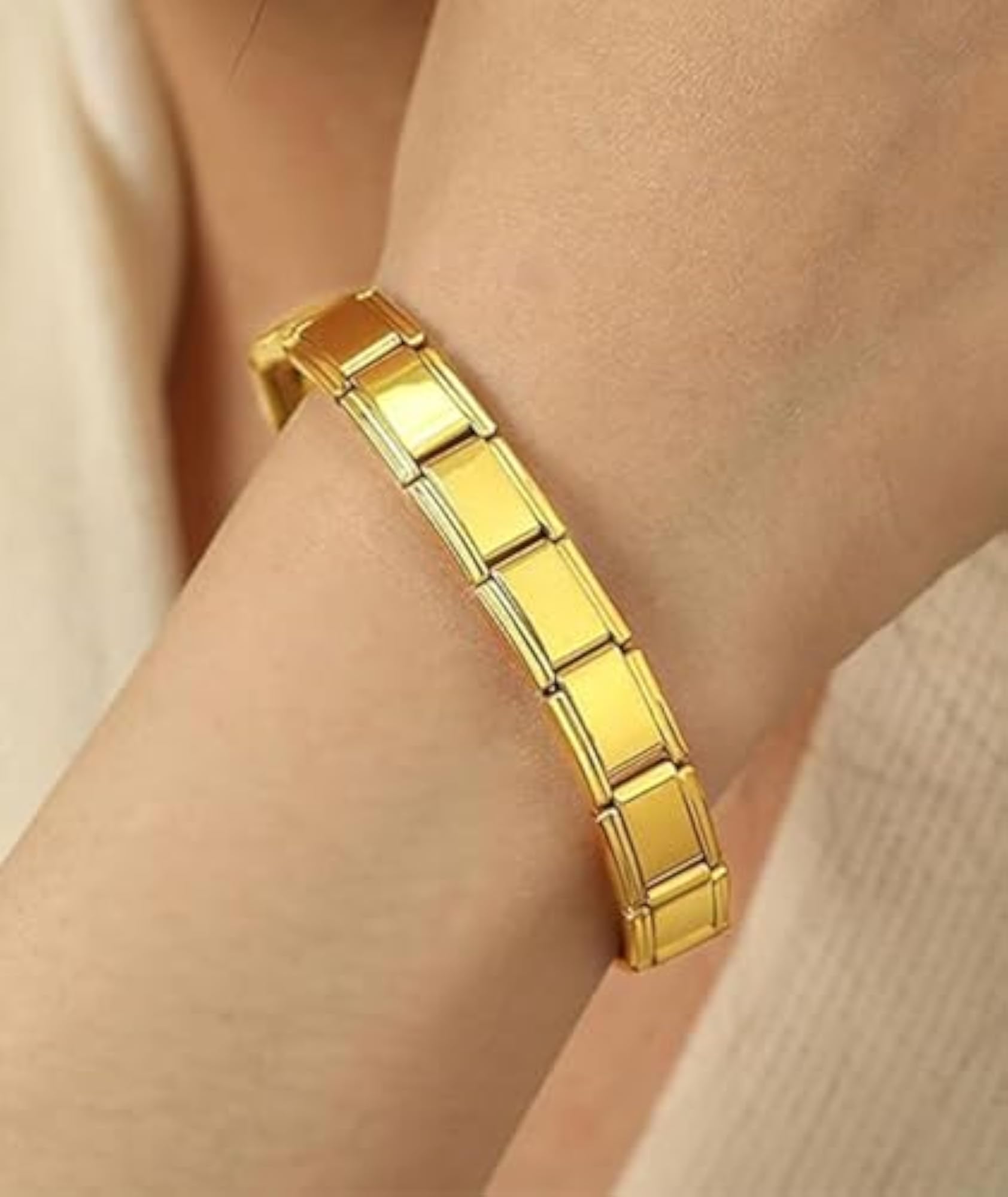 2PCS Italian Charm Bracelet Fashion Jewelry Set