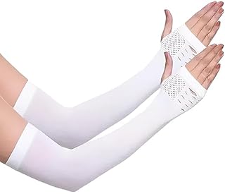 TopiBaaz Sun Protection Arm Sleeves for Men & Women UV Tan Protection Hand Gloves for Bike Cricket, Cycling, Running Golf, Price In India