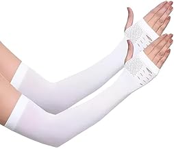 Sun Protection Arm Sleeves for Men & Women UV Tan Protection Hand Gloves for Bike Cricket, Cycling, Running Golf, Outdoor Sports Arm Cover for Unisex Kids