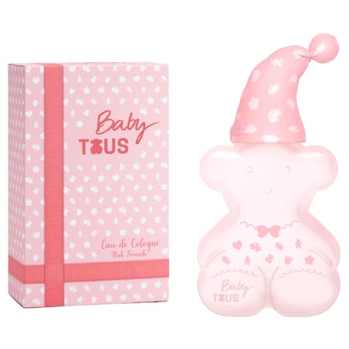 TOUS Baby Cologne for Girls. Floral, Fresh, Powdery Perfume, Gentle Scent for Babies & Toddlers. Ideal Baby Gift, 3.4 Fl Oz