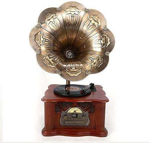 Gramophone rétro Vinyle Tourne-Disque Bois Subwoofer Bluetooth Ancien Radio phonographe Cadeau Ornements décoration de… - Les Beatles, Paul McCartney, John Lennon, RIngo Starr, George Harrison Gramophone rétro Vinyle Tourne-Disque Bois Subwoofer Bluetooth Ancien Radio phonographe Cadeau Ornements décoration de…