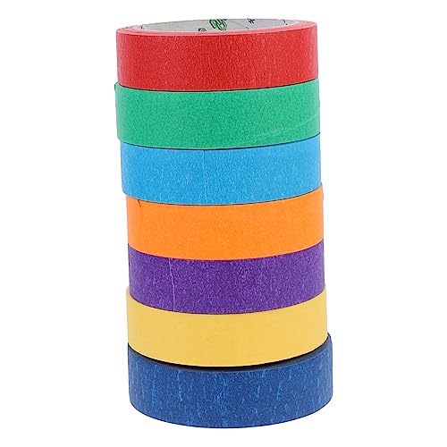 Ruban de masquage en papier HEMOTON pour peinture lot de 7 rouleaux