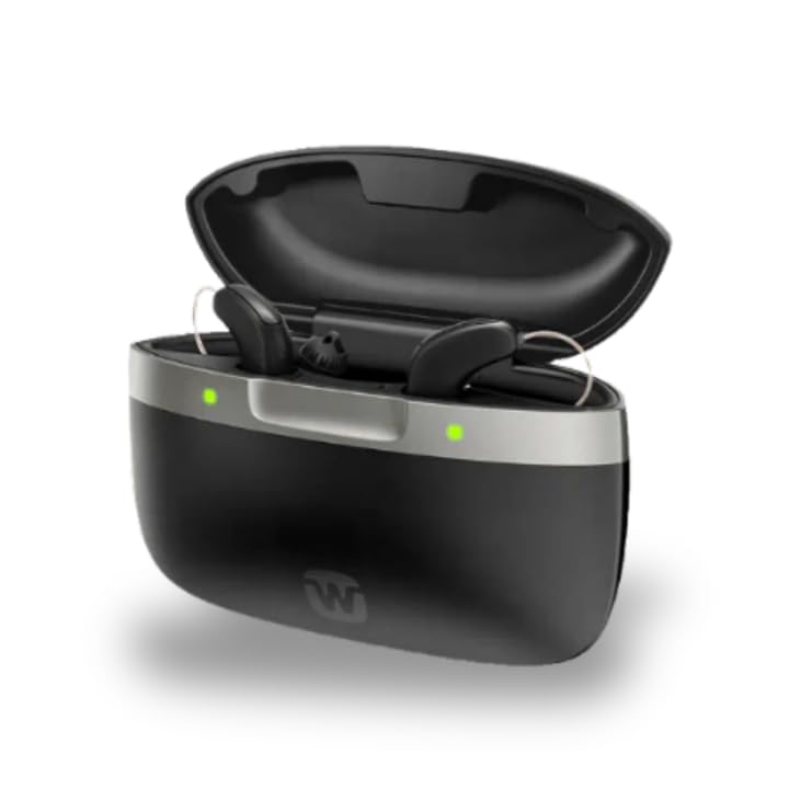 Allure Portable Hearing Aid Charger - Compatible with Widex Allure RIC RD Hearing Aids | Sleek Travel-Friendly Design | Fast Reliable Charging for All-Day Natural Hearing