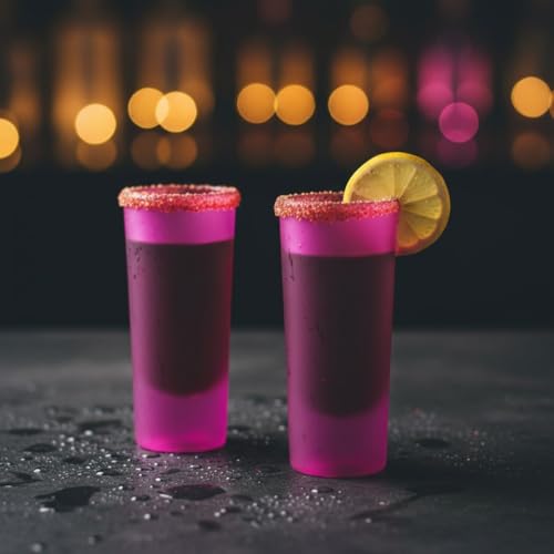 Image of Bar Box Shot Glasses (Set of 2) (Pink)