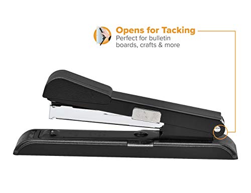 Image of Bostitch B8 PowerCrown Travel & Desktop Stapler, Black (B8RC)