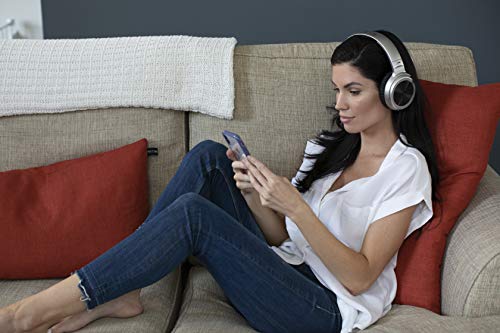 Altec Lansing Mzx701- Gry Rumble Bass Boosted Over Ear Bluetooth Headphones With Omnidirectional Vibration, 10 Hour Battery Life And Voice Assistant Integration, Dynamic Bass, Grey #TOP5