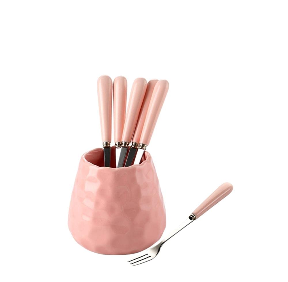 Fourchettes de dessert céramique et acier pour vos goûters et tea time