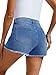 Shorts for Women Fashion Clothing Travel Essentials Womens Denim Jeans Light Blue Large