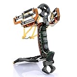 TOPARCHERY Professional Outdoor Powerful Hunting Slingshot Catapult Stainless Steel Shot Catapult Slingshot Sling for Outdoor Hunting Exercise (Fishing Slingshot)