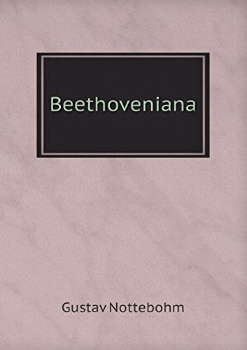 Beethoveniana [German] 5519235171 Book Cover