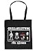 Produktbild Griller Tasche Grillzubehör Tragetasche Grill : Grillanleitung für Männer - Sprüche Baumwolltasche Grillen -Farbe: schwarz
