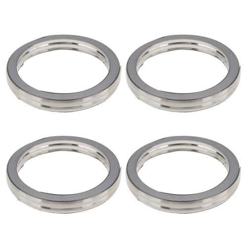 eMagTech 4Pcs Motorcycle Exhaust Gasket 40x31x5mm Compatible with Yamaha YBR 125 (EFI) 2007-2014