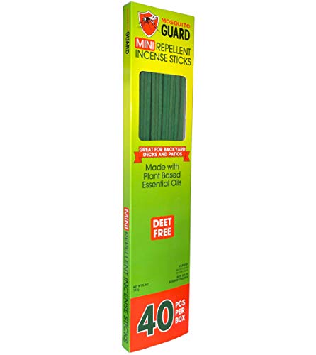 Mosquito Guard 40Pcs Mosquito Repellent Sticks – Mosquito Incense Sticks, Mosquito Repellent For Patio –No Deet Plant-Based Mosquito Repellent Outdoor #TOP5