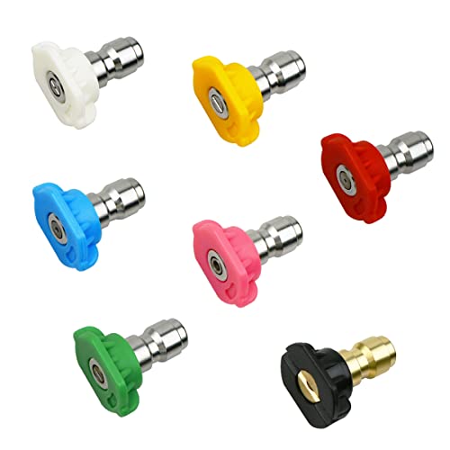Seven-Colour 1/4 Inch Quick-Connect Nozzle Kit