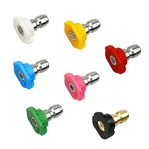 Seven-Colour 1/4 Inch Quick-Connect Nozzle Kit