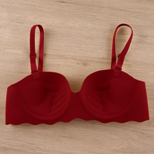 Soutien-gorge push-up respirant et confortable à sangle ajustable en noir
